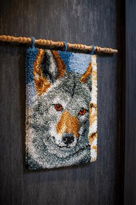 Knooptapijt kit Wolf