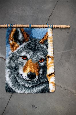 Knooptapijt kit Wolf