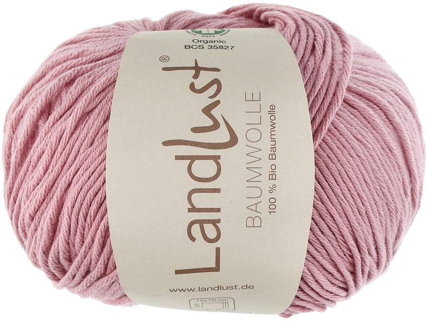 Lana Grossa Landlust Baumwolle (Gots) 17 antiek roze