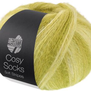 Lana Grossa Cosy Socks Soft Stripes Groen