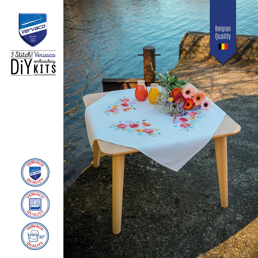 Voorbedrukt kruissteekpakket Tafelkleed