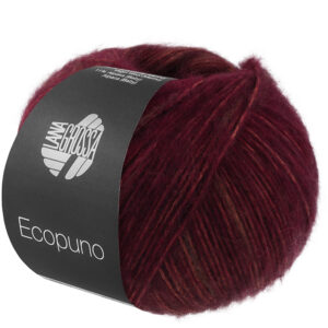 Lana Grossa Ecopuno Sfumato 703 roest rood / donker rood