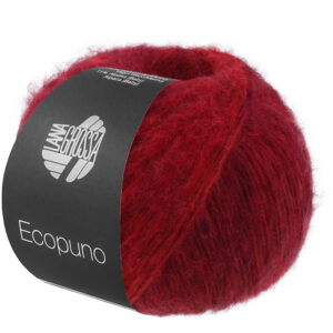 Lana Grossa Ecopuno Sfumato 706 rood / zwart