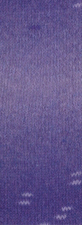 Lana Grossa Ecopuno Sfumato 708 blauw violet /paars