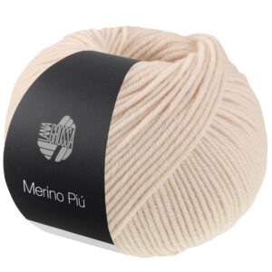 Lana Grossa Merino più 0001 lichtbeige