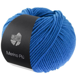 Lana Grossa Merino più 0008 blauw