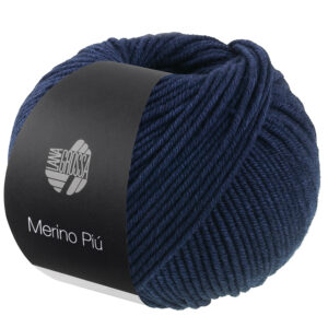 Lana Grossa Merino più 0009 nachtblauw