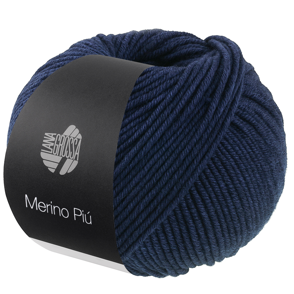 Lana Grossa Merino più 0009 nachtblauw