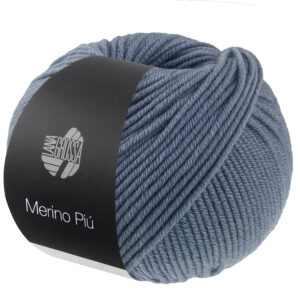 Lana Grossa Merino più 0010 grijsblauw