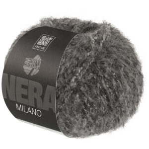 Lana Grossa Milano 002 donker grijs gemeleerd