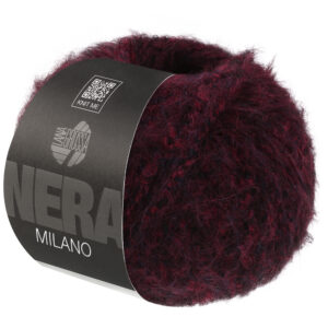 Lana Grossa Milano 012 donkerrood gemeleerd