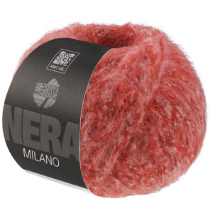 Lana Grossa Milano 014 felrood gemeleerd