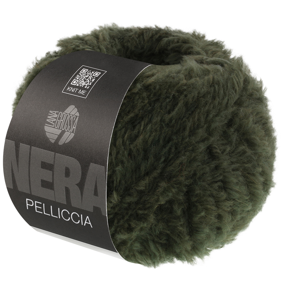 Lana Grossa Nera Pelliccia 0011 Donker groen