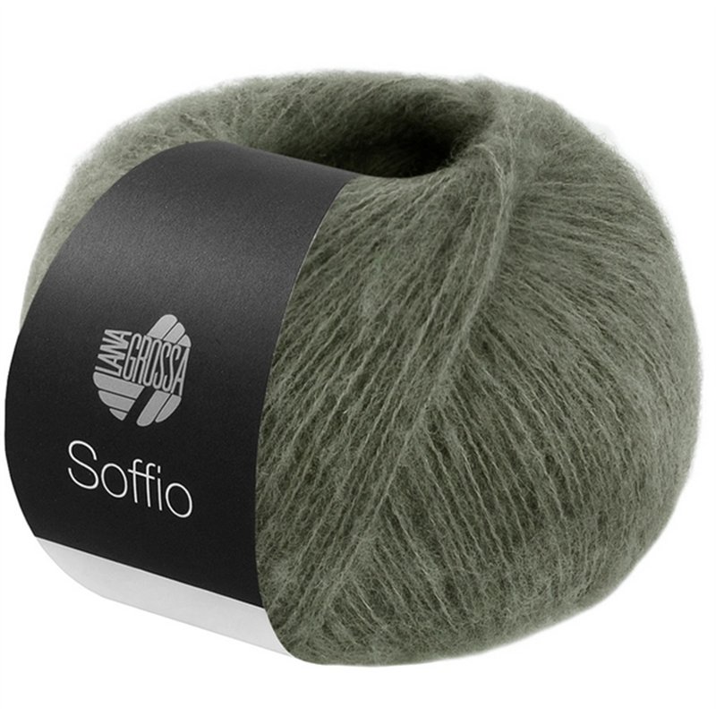 Lana Grossa Soffio 037 donker groen
