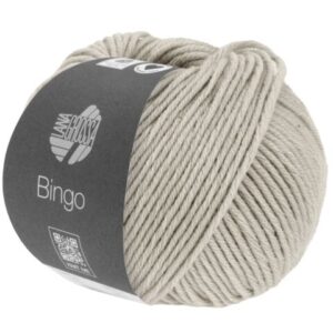 Lana Grossa Bingo mélange 1029 grijs beige gemeleerd